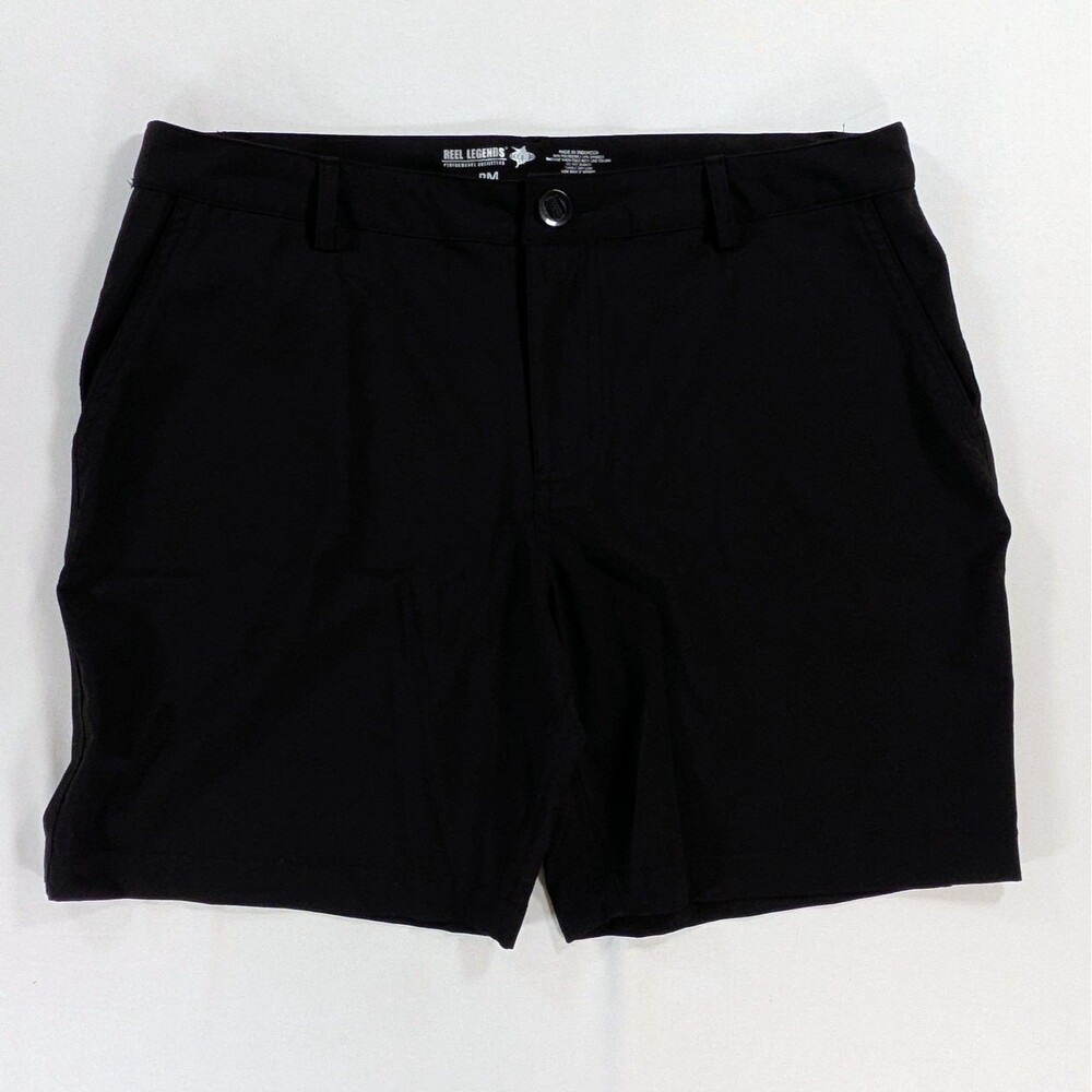 Reel Legends Shorts Women's MP Black Fishing Performance Stretch Outdoors Hiking